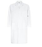 Alsico White White Lab Coat, XS