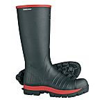 SKELLERUP Black, Red ESD Safe Steel Toe Capped Unisex Safety Boots, UK 10, EU 46