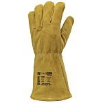 Coverguard EUROWELD 300 Gold Leather Chemical Resistant, Electrical Gloves, Size 9, Leather Coating