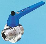 RS PRO Stainless Steel Butterfly Valve, 1-1/2in