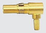 Kontakt konektoru DIN, pokovení: Zlato, Samec, Montáž na plošný spoj, pro použití s: Koaxiální kontakt, materiál