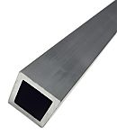Square Aluminium Metal Tube, 3/4in ID, 1m L, 1in W, 1in H, 10SWG Thickness