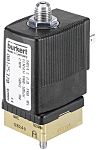 Burkert Solenoid Valve 125370, 3 port(s) , NC, 230 V ac, 1/8in