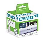 Dymo White Black Print Label Roll, 190mm Width, 38mm Height, 1 ロールあたり 110枚 Qty