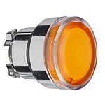 Schneider Electric Harmony XB4 Series Orange Illuminated Spring Return Push Button Head, 22mm Cutout, IP66, IP67, IP69K