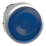 Schneider Electric Harmony XB4 Series Blue Illuminated Spring Return Push Button Head, 22mm Cutout, IP66, IP67, IP69,