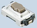 Alps Alpine Plunger Tactile Switch, SPST 50 mA@ 12 V dc