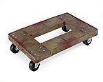 RS PRO Plastic Dolly, 350kg Load, 405mm W x 610mm L x 125mm H