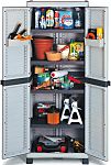 RS PRO 2 Door PP Floor Standing Storage Cabinet, 1818 x 700 x 438mm