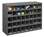 RS PRO Steel Storage Unit, 305mm x 857mm x 606mm, Grey