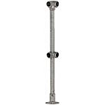 RS PRO Silver Malleable Iron Round Tube, 1100mm Length, Dia. 48.3mm