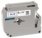 Brother Blue on White Label Printer Tape, 8 m Length, 9 mm Width