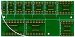 RE933, Double Sided Extender Board Multi Adapter Board FR4 120.03 x 58.81 x 1.5mm
