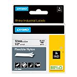 Dymo Black on White Label Printer Tape, 3.5 m Length, 12 mm Width