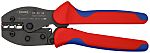 Knipex PreciForce® Hand Ratcheting Crimp Tool for Insulated Terminals, 0.5 → 6mm² Wire