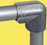 Raccord 90° Kee Lite, profilé Type 7, Ø 42.4mm, L. 42.4mm en Aluminium