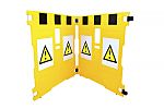 Addgards Yellow PE Folding Barrier