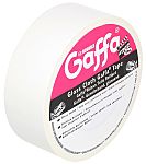 Advance Tapes AT202 White Gloss Gaffa Tape, 50mm x 50m, 0.22mm Thick