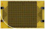 Tarjeta Eurocard PCB RE225-LF, Una Cara DIN 41652 FR4 con 35 x 42 1mm de orificio, 2.54 x 2.54mm de paso,