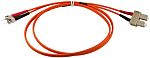 RS PRO OM1 Multi Mode OM1 Fibre Optic Cable, 62.5/125μm, Orange, 3m