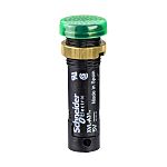 Schneider Electric Green Panel Mount Indicator, 12V, 12mm Mounting Hole Size
