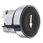 Schneider Electric Harmony XB4 Series Black Spring Return Push Button Head, 22mm Cutout, IP66, IP67, IP69K