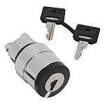 Schneider Electric Harmony XB4 2-position Key Switch Head, Spring Return from Left and Right, 22mm Cutout