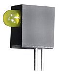 PCB LED indikátor barva Žlutá Pravý úhel Průchozí otvor 40 ° 2.5 V Kingbright