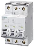 Siemens Sentron 5SY4 MCB, 3P, 1A Curve C, 400V AC, 10 kA Breaking Capacity