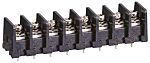 Sato Parts Barrier Strip, 8 Contact, 7.62mm Pitch, 1 Row, 10A, 250 V, Solder Termination