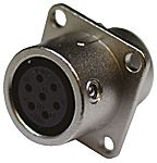 Tajimi Electronics Circular Connector, 7 Contacts, Panel Mount, Socket, Female, PRC03 Series