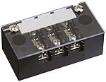 Sato Parts Non-Fused Terminal Block, 3-Way, 20A, Screw Down Termination