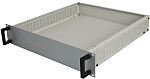 Caja de montaje en rack 2U RS PRO, de Aluminio, Acero, ventilada, 88 x 483 x 466mm