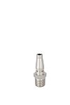 RS PRO Steel Male Pneumatic Quick Connect Coupling, R 1/4 Male Threaded