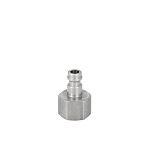 RS PRO Brass Male Pneumatic Quick Connect Coupling, G 1/4 Female Threaded