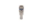 RS PRO Brass, Steel Female Pneumatic Quick Connect Coupling, 13mm Hose Barb