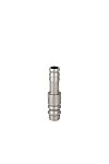 RS PRO Steel Male Pneumatic Quick Connect Coupling, 10mm Hose Barb