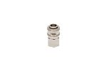 RS PRO Brass Female Pneumatic Quick Connect Coupling, G 1/4 Female Threaded