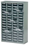 RS PRO 60 Steel Cabinet, Steel, 937mm x 586mm x 222mm, Grey