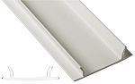 Couvercle RS PRO, 50 x 50mm, en PVC