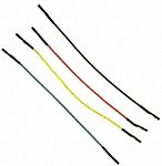 AC163029, 127mm Insulated Breadboard Jumper Wire Kit in Black, Green, Red, Yellow