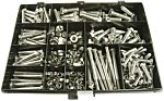 RS PRO Stainless Steel 390 Piece Hex Drive Screw/Bolt & Nut Kit