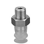 EMERSON ? AVENTICS 20mm Bellows Fluoromethyl Silicone Suction Cup 1820415037, 1/8 in