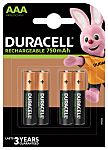 Duracell Recharge Plus NiMH 750mAh Rechargeable AAA Battery 1.2V