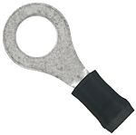 TE Connectivity, PIDG Insulated Ring Terminal, M2.5 Stud Size, 0.26mm² to 0.4mm² Wire Size, Black