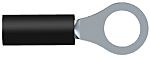 TE Connectivity, PIDG Insulated Ring Terminal, M5 Stud Size, 0.26mm² to 0.4mm² Wire Size, Black