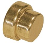 Copper Pipe Fitting, Push Fit Straight End Stop for 22mm pipe