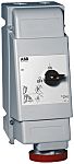 ABB Switchable IP67 Industrial Interlock Socket 3PN+E, Earthing Position 6h, 125A, 415 V
