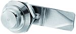 RS PRO Stainless Steel Hygienic Latch, 18mm Panel-to-Tongue, 20.2 x 22.2mm Cutout, Spanner Unlock