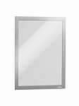 Durable DURAFRAME Silver A4 Smooth and rigid Information Frame, 323mm Height, 236mm Width